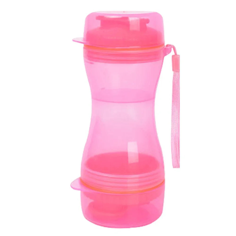 Outdoor Portable Pet Dog Water Bottle Training Food Storage Bottle PP Dogs Water Dispenser for Large Dogs Pets Accessories Stuff