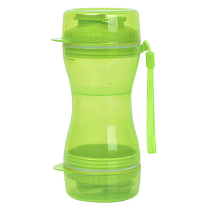 Outdoor Portable Pet Dog Water Bottle Training Food Storage Bottle PP Dogs Water Dispenser for Large Dogs Pets Accessories Stuff
