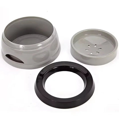 Plastic anti Spill Dog Bowl for Travel Floating Design Pet Drinking Water Feeder No Wetting Mouth Dog Cat Supplies