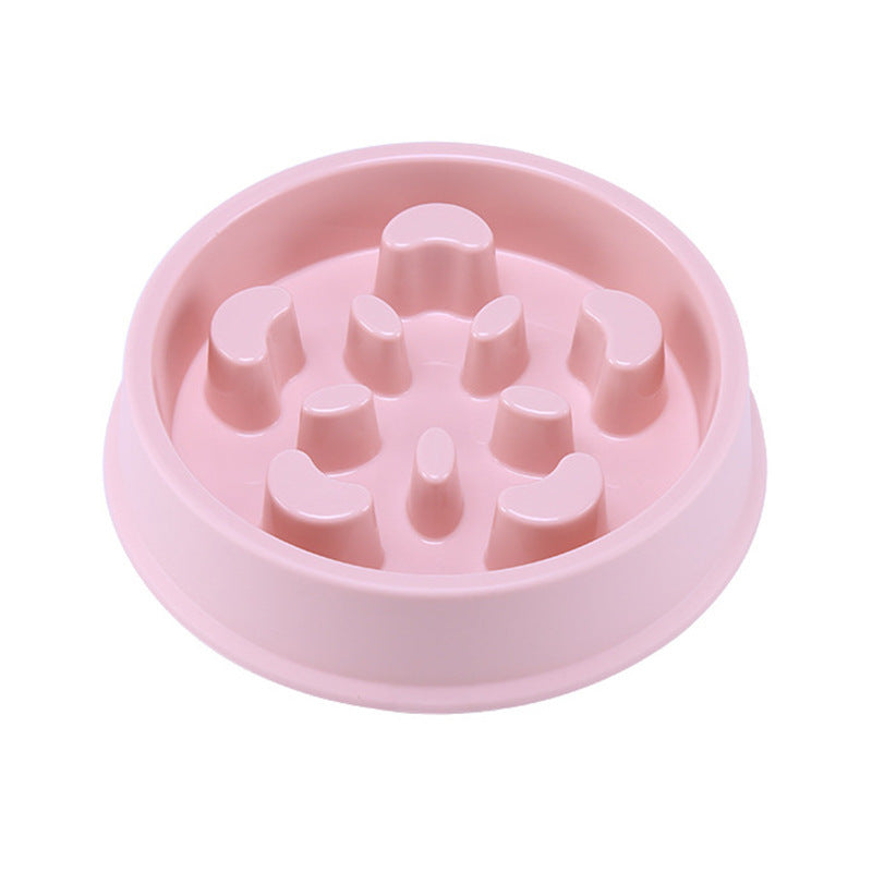 Pet Bowl anti Choking Slow Feeding Puzzle Feeder