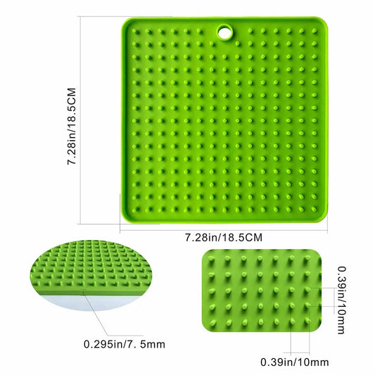 Mat for Dogs Cats Slow Food Bowls Silicone Pets Feeding Lick Pad Pet Slow Feeder Anxiety Food Container Lickimat for Dogs Puppy