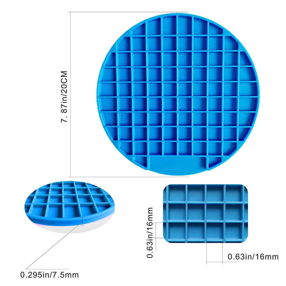 Mat for Dogs Cats Slow Food Bowls Silicone Pets Feeding Lick Pad Pet Slow Feeder Anxiety Food Container Lickimat for Dogs Puppy