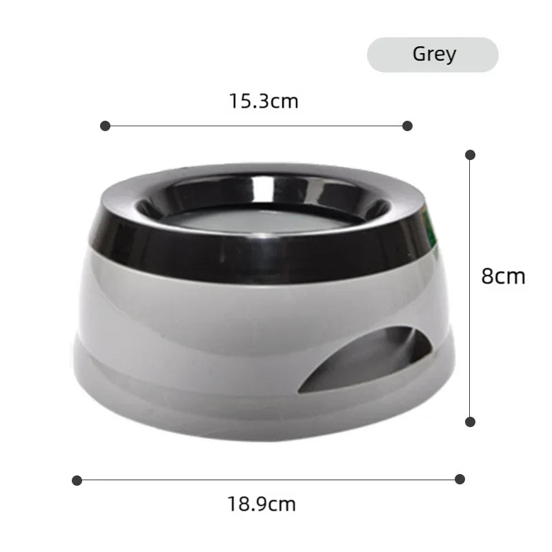 Pet Dog Bowls Floating Not Wetting Mouth Cat Bowl No Spill Drinking Water Feeder Plastic Portable Dog Bowl Dog Accessories